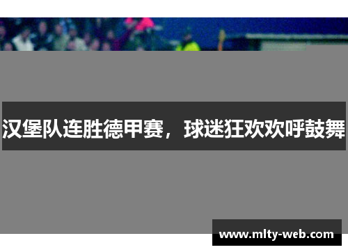 汉堡队连胜德甲赛，球迷狂欢欢呼鼓舞